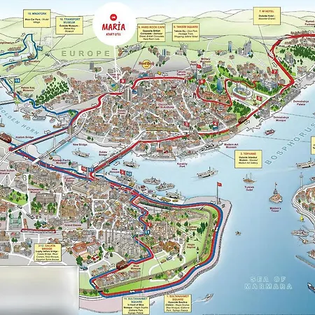 Maria Apart Terrace Close To Taksim * İstanbul